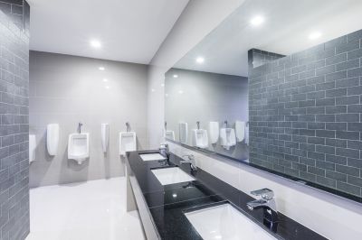 Bathroom with Large Format Tiles